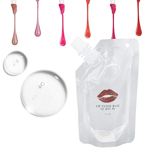 100ml DIY Lip Gloss Base Oil,Lip Gloss Base Oil Moisturizing Hydrating DIY Lip Balm Base Gel Oil Cosmetics Material, for Making Your Own Lip Plumper/Lip Tint/Lip Primer von Sluffs