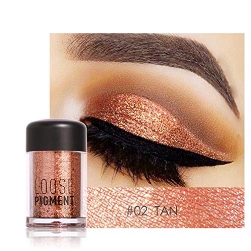 12 Farben Glitzer-Lidschatten Beauty Eyes Pigment-Puder Lippen Lose Make-up-Kosmetik, Glitzer-Lidschatten Beauty Eyes Pigment-Puder Lippen Lose Make-up-Kosmetik(#2) von Sluffs