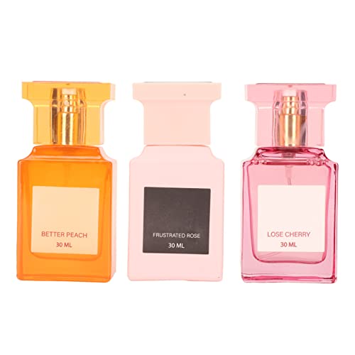 3 Stück Eau De Parfum 30 ml Parfüm Eau De Toilette Spray Parfüm Damen Parfüm Spray Blumig Fruchtig Erfrischend 3 Verschiedene Düfte Feinnebel Parfüm Set von Sluffs