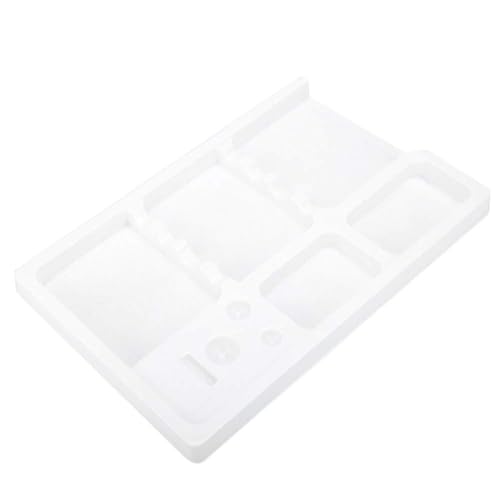 Sluffs 10Pcs Cartridge Tray,Washable Disposable PVC Tool Holder Organizer Pigment Storage Case Tool Tray Can Be Loaded with Ink Material and Scrubbing Supplies von Sluffs