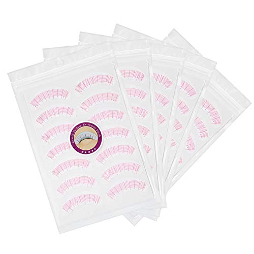 Sluffs 175 Pairs Eyelash Extension Sticker,Eyelash Extension Sticker Eye Positioning Tips Sticker Lash Mapping Stickers von Sluffs