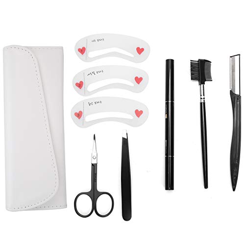 Sluffs Eyelash Hair Removal Shaper Eyebrow,Eyebrow Scissors with Curved Stainless Steel Eyebrow, Eyebrow Scissors with Comb. von Sluffs