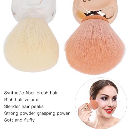 Sluffs Loose Powder Brush for Women Professional Makeup Brush with Soft Synthetic Hair for Foundation and Blush with Loose Powder Cream. von Sluffs