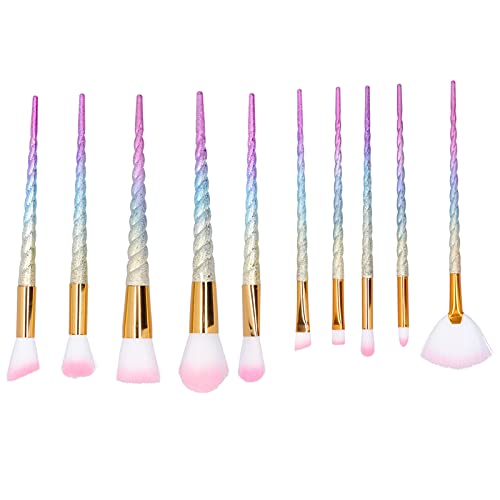 Sluffs Portable Soft Hair Cosmetic Brush Set Makeup Brushes for Eyeshadow Portable and Durable Beauty Tools for Women and Girls von Sluffs