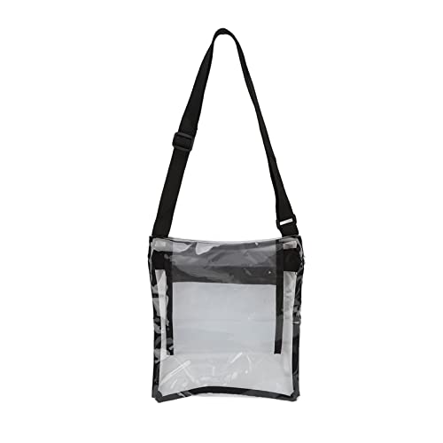 Sluffs Transparent Handbag PVC Adjustable Layered Crossbody Storage Bag for Travel Crossbody Storage Bag von Sluffs