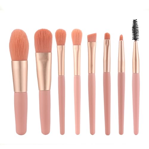 Sluffs Travel Makeup Brush Set,Foundation Blending Powder Blush Concealers Eyeshadow Eyeliner Make-up Brush Kits with Cosmetics Bag. von Sluffs