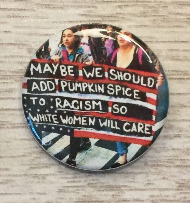 Kürbis Gewürz Rassismus | 1, 25 Zoll Protest Pinback Schwarze Leben Materie Blm von SluggoPinbacks