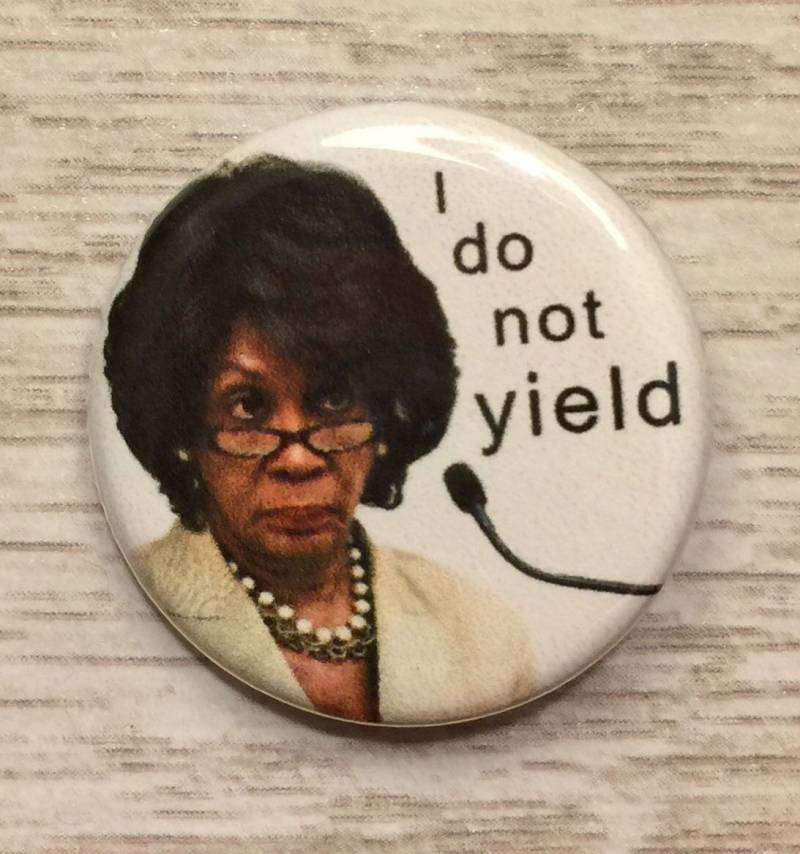 Maxine Waters 1, 25 Zoll Pinback-Taste | Meine Zeit Zurückfordern Blm von SluggoPinbacks