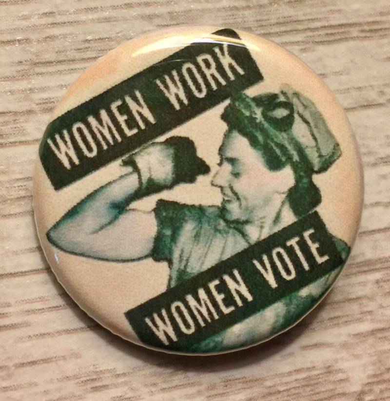 Rosie The Riveter Button Women Work, Vote | 3, 25 Zoll von SluggoPinbacks