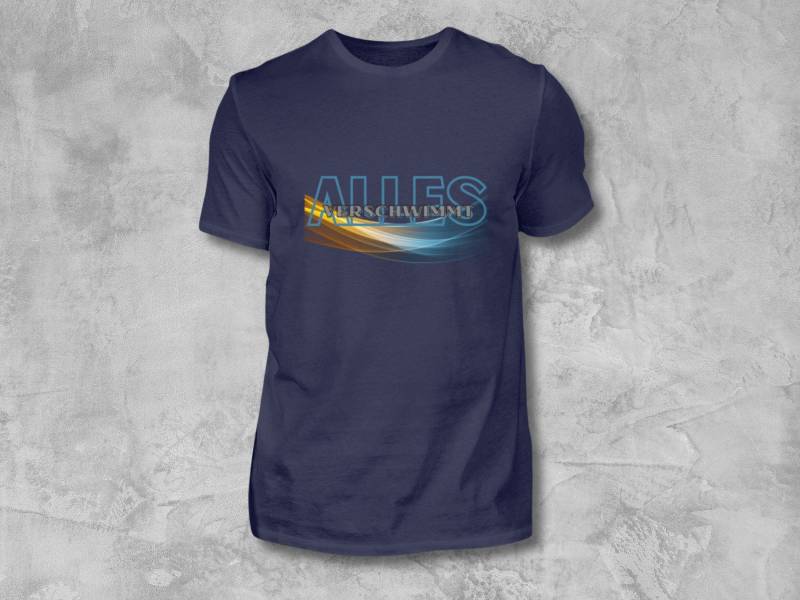 Herren T-Shirt "Alles Verschwimmt" | Premium Shirt Rundhals, Grafik-Print, Streetwear 100 % Cotton Herren T-Shirt "Alles Verschwimmt" | Premium Shirt Rundhals, Grafik-Print, Streetwear 100 % Cotton von SlumberBerlinCo