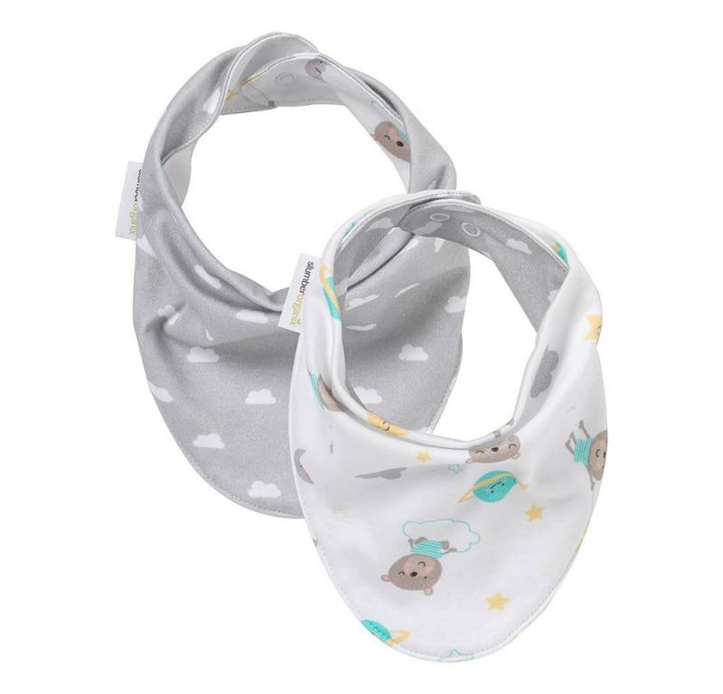 SlumberOrganix Bandana Bandana 2er-Pack 100% Bio Baumwolle von SlumberOrganix
