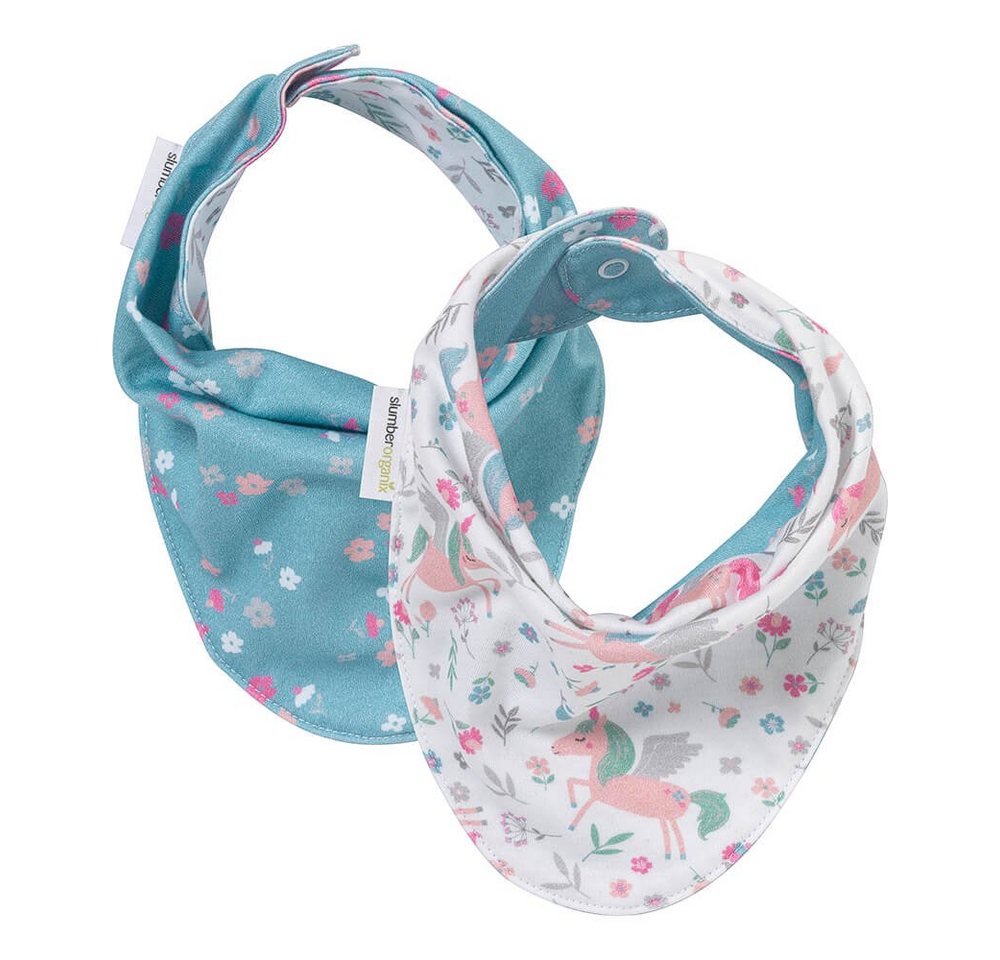 SlumberOrganix Bandana, Bandana 2er-Pack 100% Bio Baumwolle von SlumberOrganix