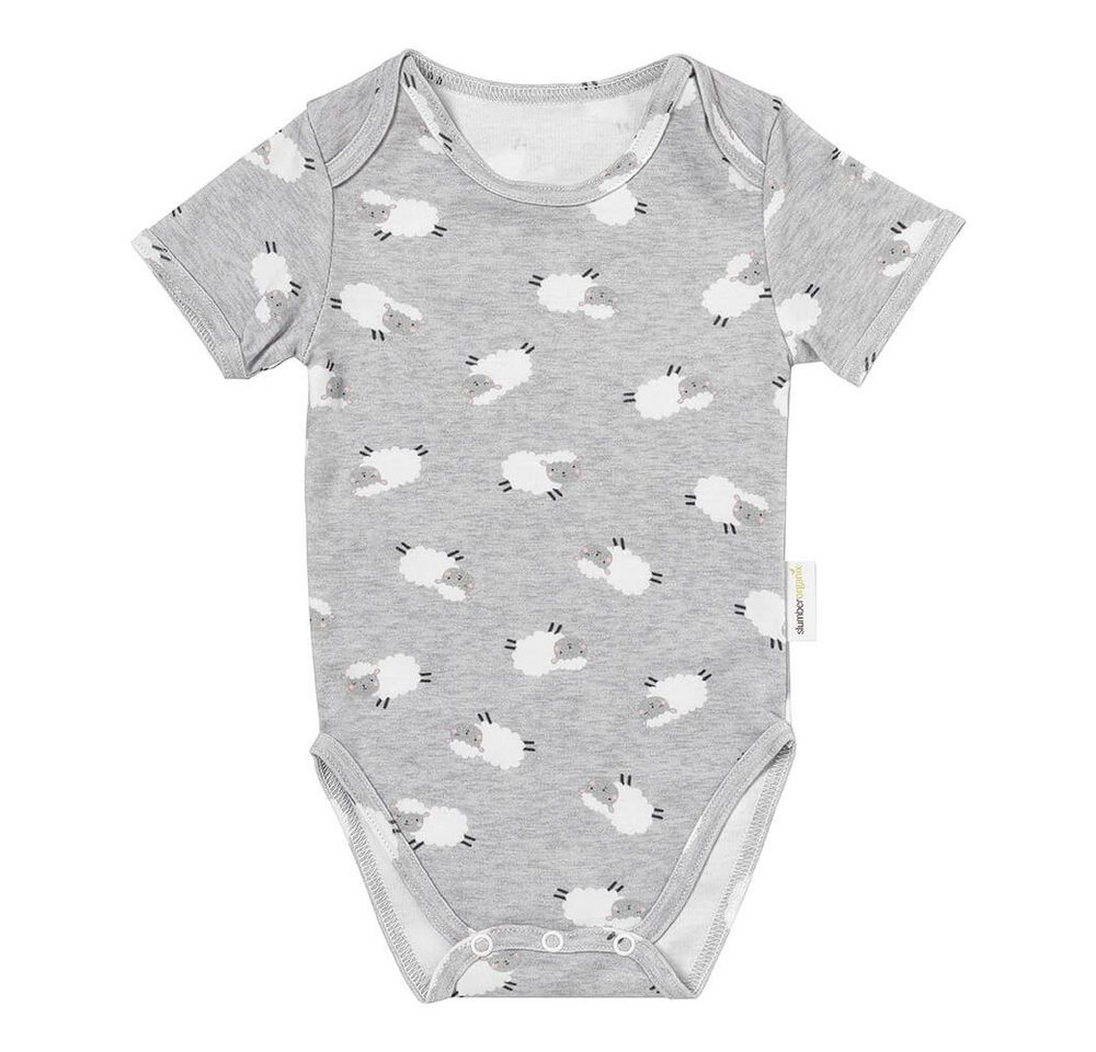 SlumberOrganix Kurzarmbody Bio Baby-Body kurzarm 100% Bio Baumwolle von SlumberOrganix