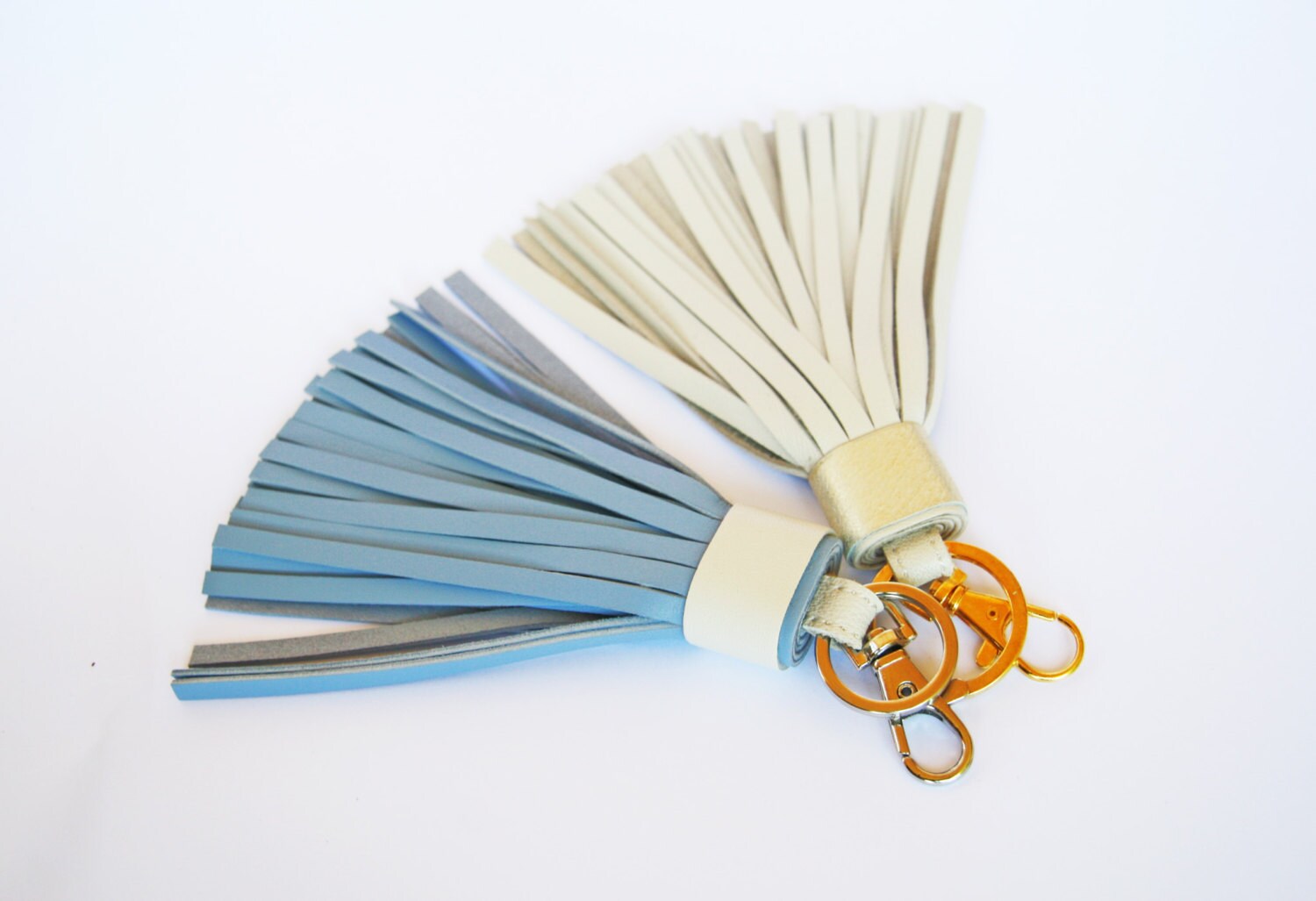 Leder Quaste Schlüsselanhänger Tasche Charm Geschenk Für Sie Something Blue Leder Quaste Schlüsselanhänger Tasche Charm Geschenk Für Sie Something Blue von SmArtAnna
