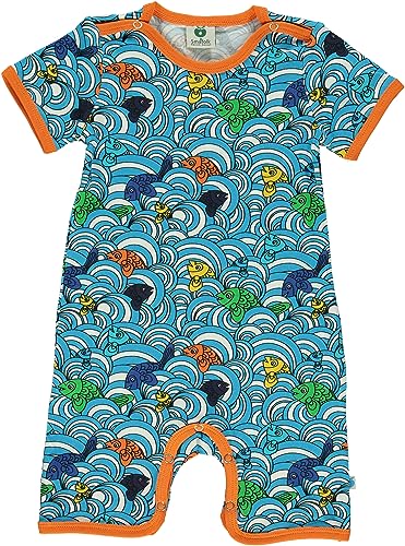 Småfolk Baby Boys Body Suit SS/SL. Fish Infant and Toddler Costumes, Ocean Blue, 74 Småfolk Baby Boys Body Suit SS/SL. Fish Infant and Toddler Costumes, Ocean Blue, 74 von Småfolk