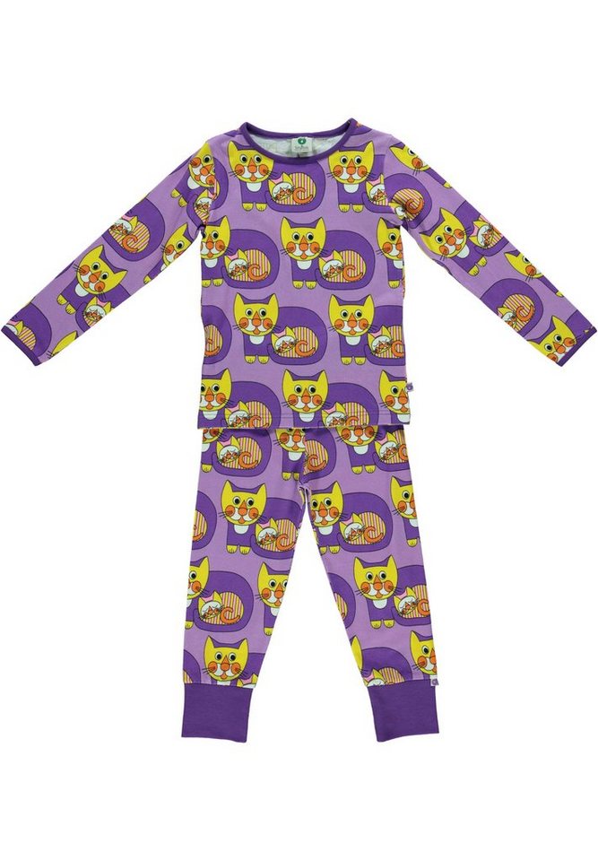 Småfolk Pyjama Katze nachhaltig, Baumwolle von Småfolk