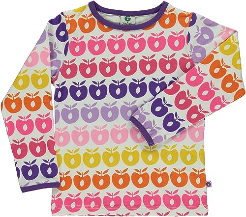 Småfolk T-Shirt LS. Mini Retro Apples von Småfolk