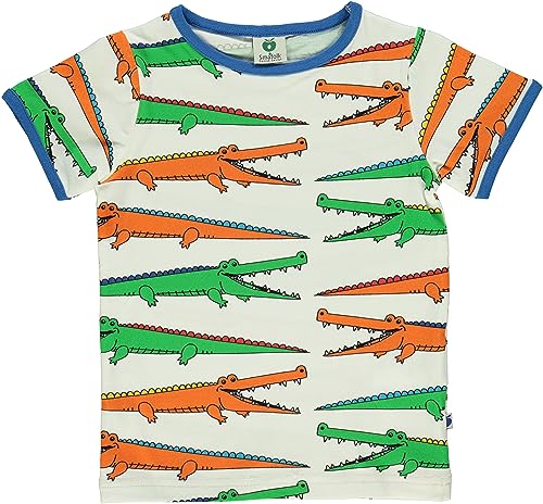 Småfolk T-Shirt with Crocodiles von Småfolk