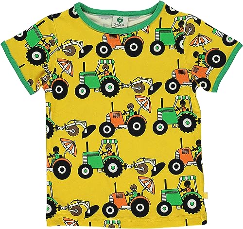 Småfolk T-Shirt with Tractors von Småfolk