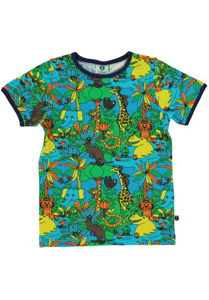 Smafolk Kurzarm T-shirt "Jungle" von Smafolk