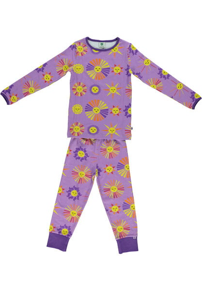 Smafolk Pyjama Set, lange Hose und Langarmhemd "Sun" von Smafolk