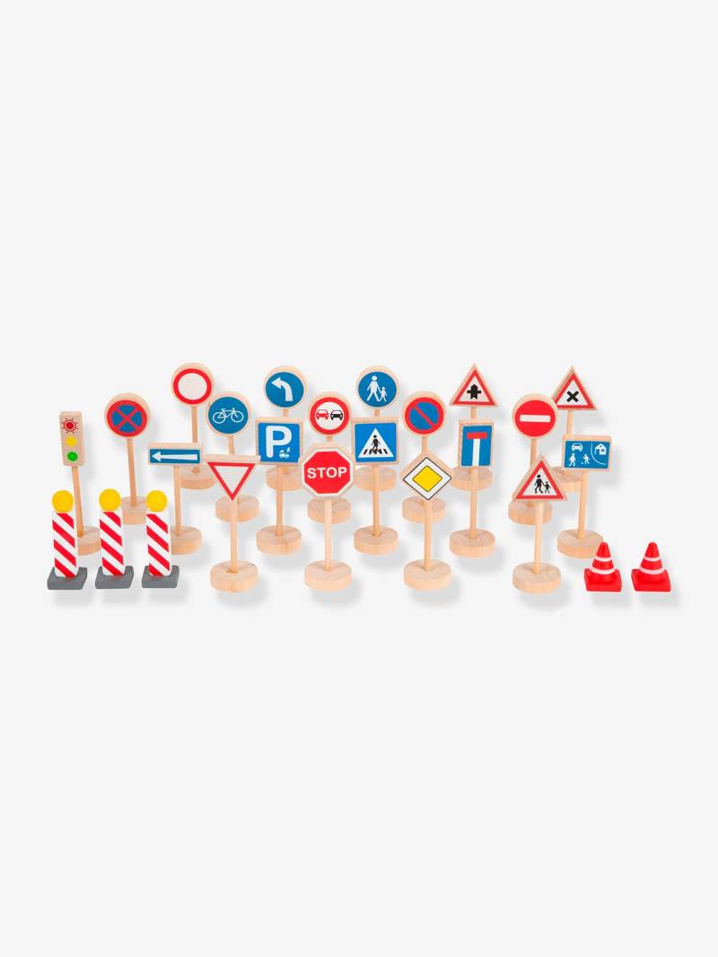 Kinder Verkehrsschilder-Set aus Holz small foot® von Small Foot