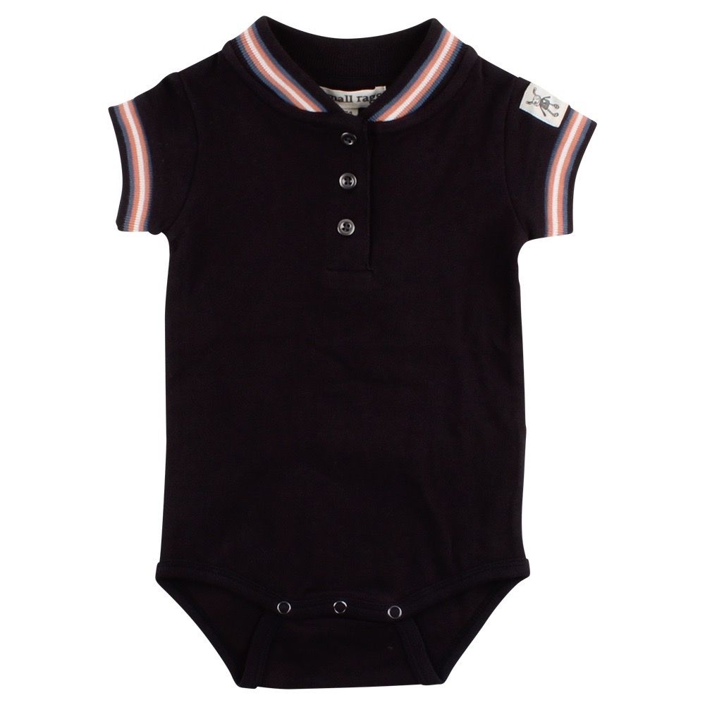 Small Rags Body Kurzarm schwarz von Small Rags