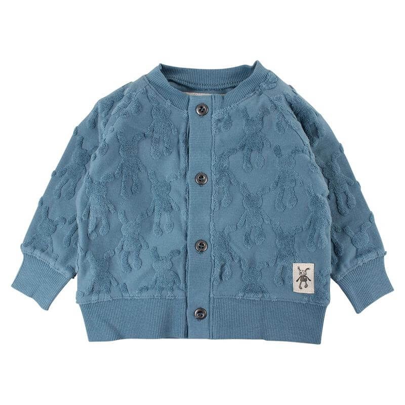 Small Rags Cardigan blau oder rosa von Small Rags