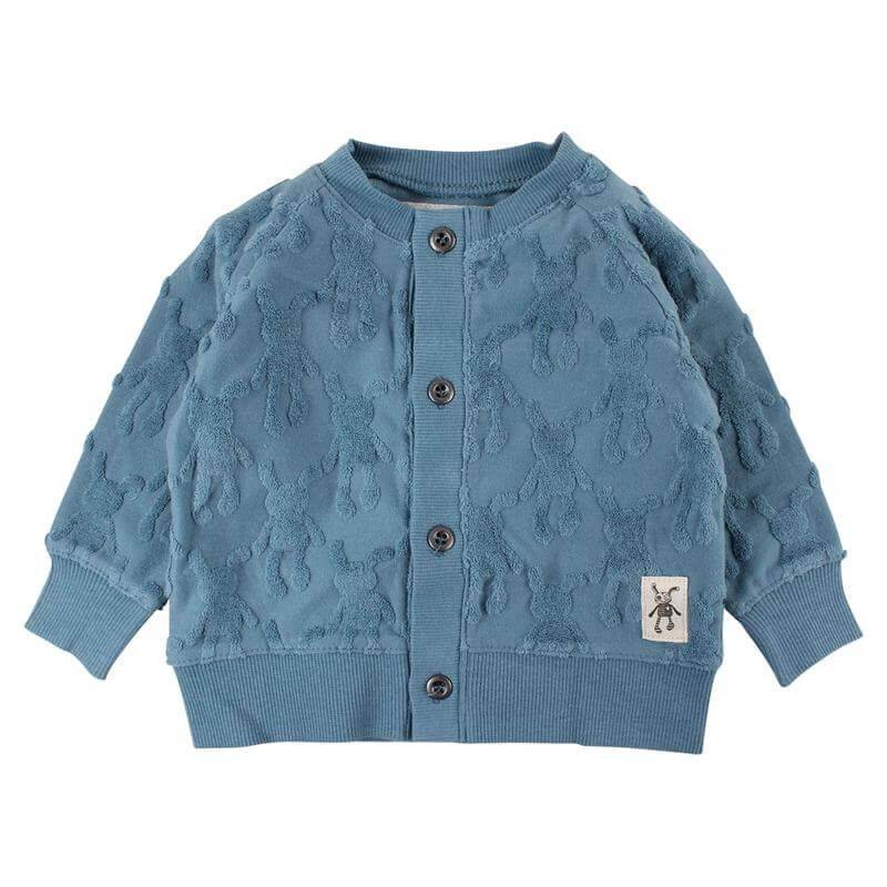 Small Rags Cardigan blau oder rosa von Small Rags