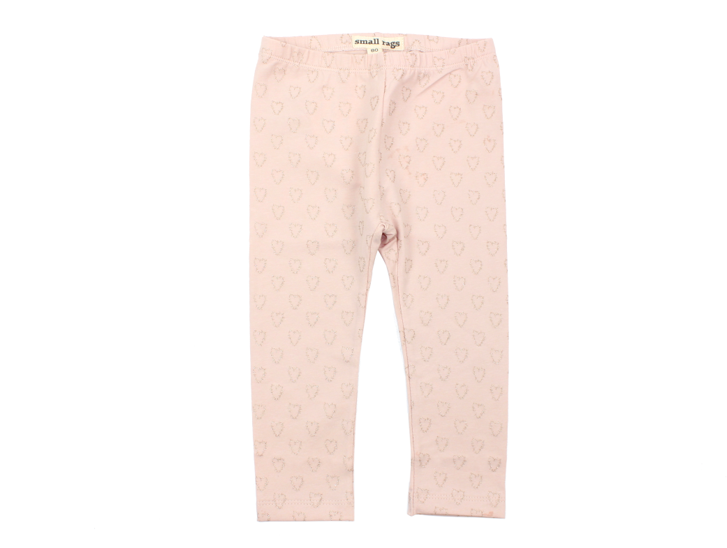 Small Rags Leggings rosa Herzen von Small Rags