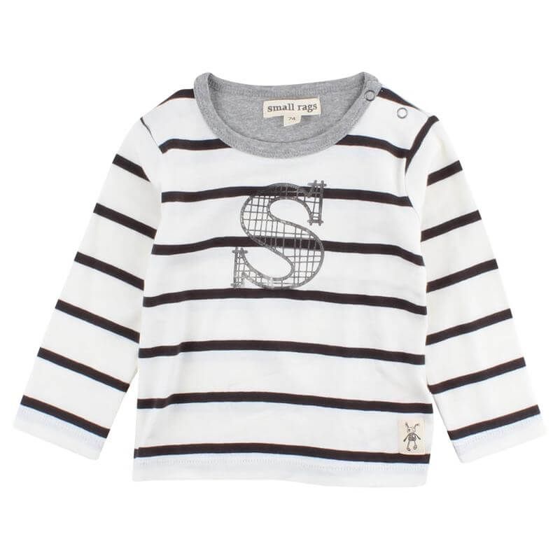 Small Rags Longsleeve Junge offwhite von Small Rags