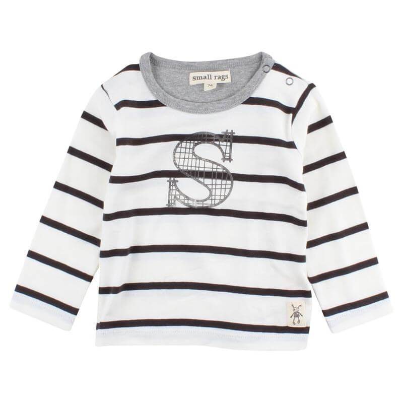 Small Rags Longsleeve Junge offwhite von Small Rags