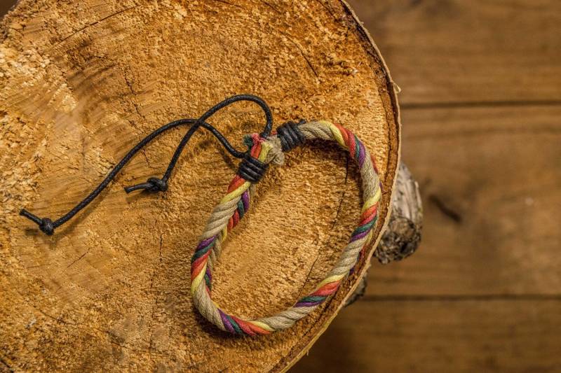 Herringbone Armband/Handgemachte Seil Armband Weben von SmallShedStore