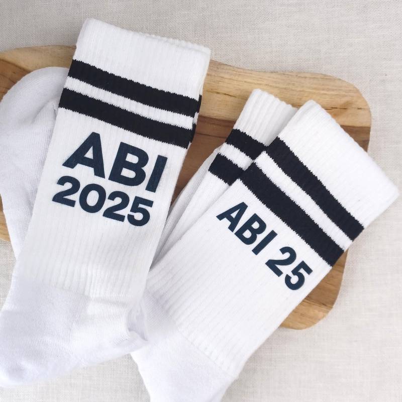 Abi 2025 Socken, Tennissocken Abitur, Geschenk Zum Schulabschluss, Abigeschenk, Abiturgeschenk von SmallTreasuresDE
