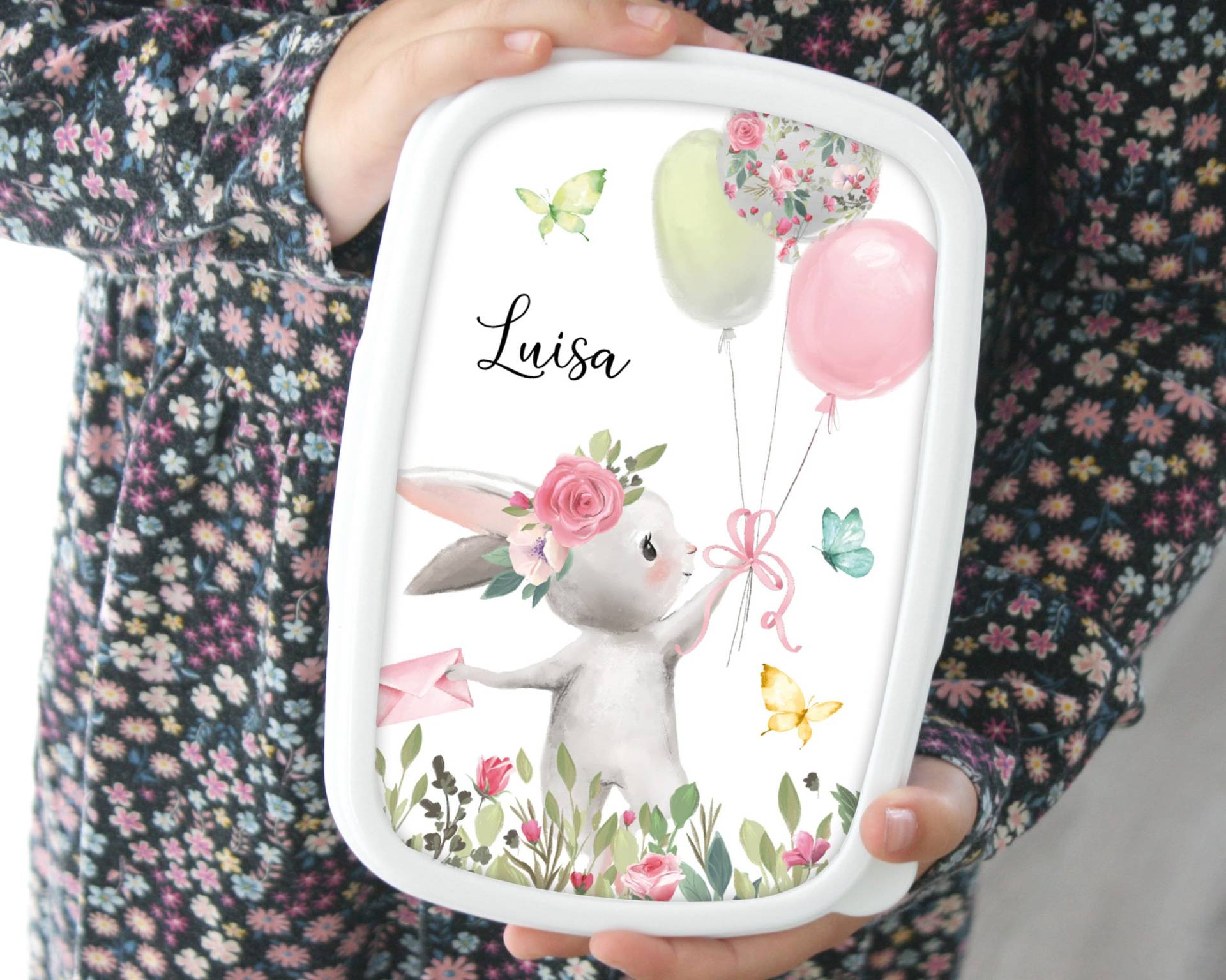 Brotdose Hase Für Kinder, Mit Namen, Brotbox Personalisiert Brotdose Hase Für Kinder, Mit Namen, Brotbox Personalisiert von SmallTreasuresDE