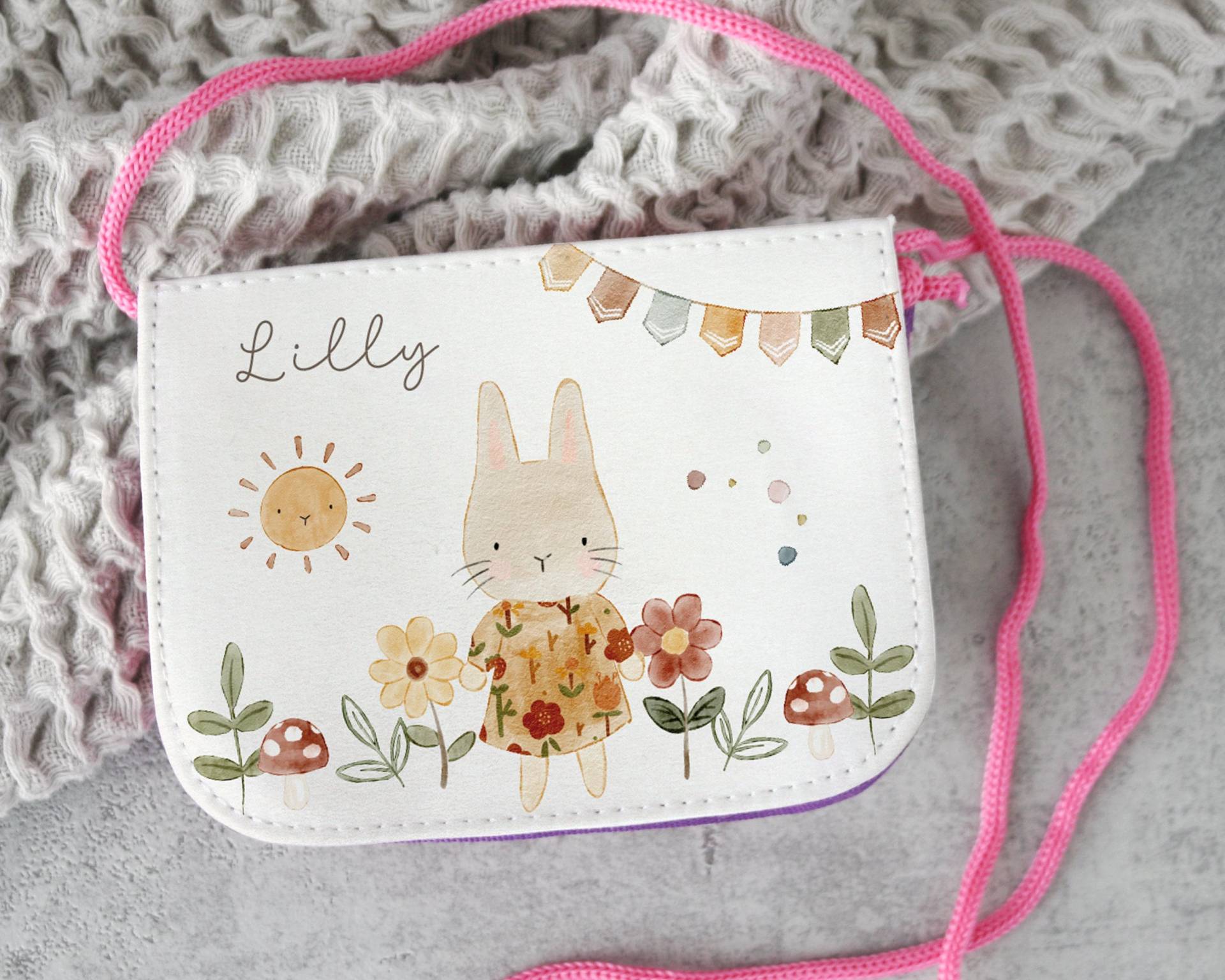 Brustbeutel Für Kinder Personalisiert Hase Brustbeutel Für Kinder Personalisiert Hase von SmallTreasuresDE