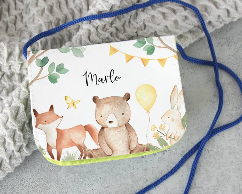 Brustbeutel Für Kinder Personalisiert Wald von SmallTreasuresDE