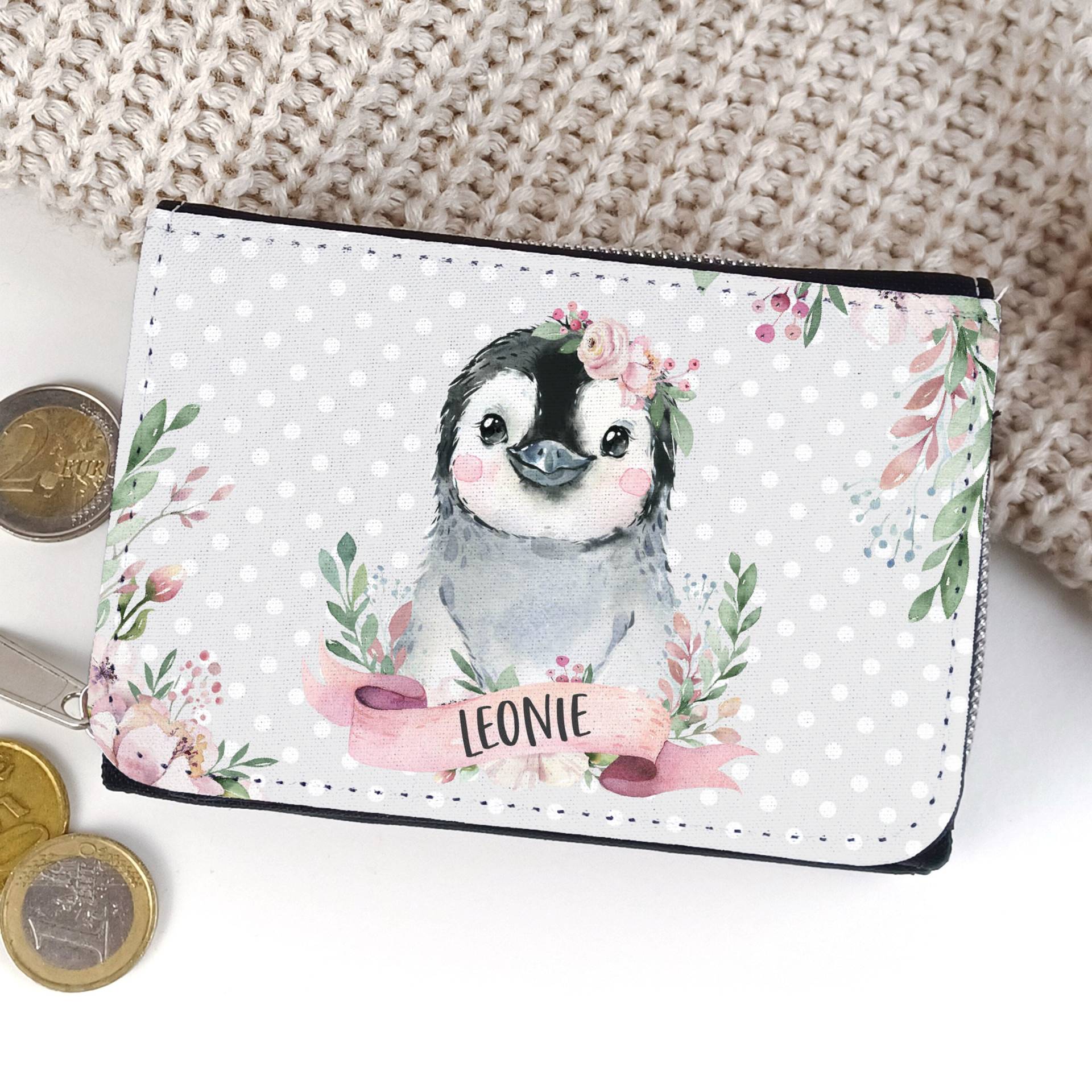 Kinder Geldbörse Portmonee Personalisiert Mit Name Pinguin Kinder Geldbörse Portmonee Personalisiert Mit Name Pinguin von SmallTreasuresDE