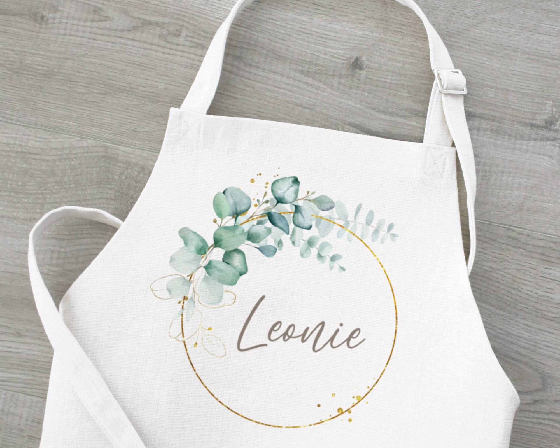 Schürze Eukalyptus, Geschenk Für Mama, Muttertag, Muttertagsgeschenk von SmallTreasuresDE