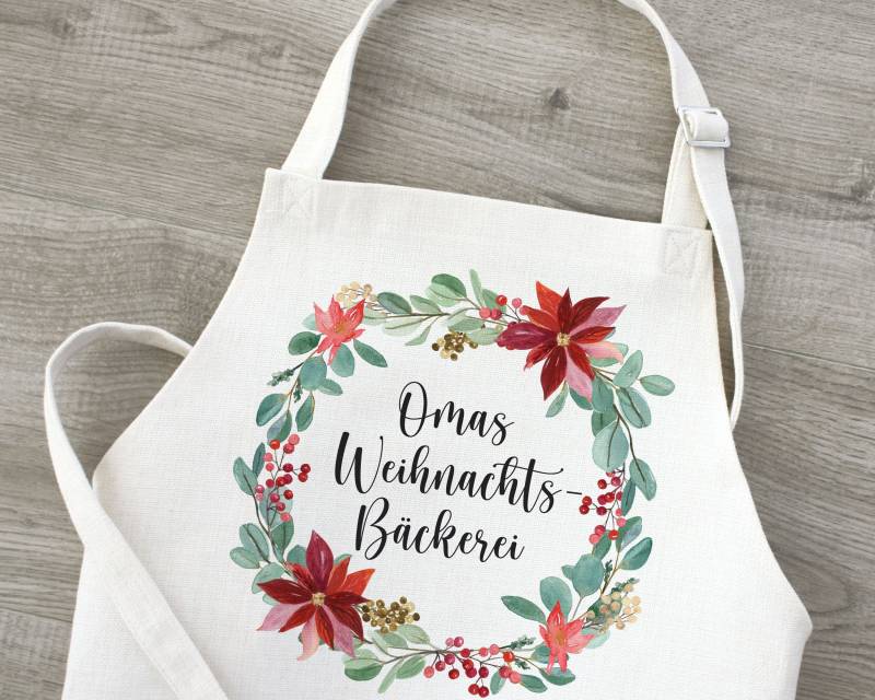 Schürze Kochschürze Personalisiert Küchenschürze Geschenkidee Weihnachten von SmallTreasuresDE