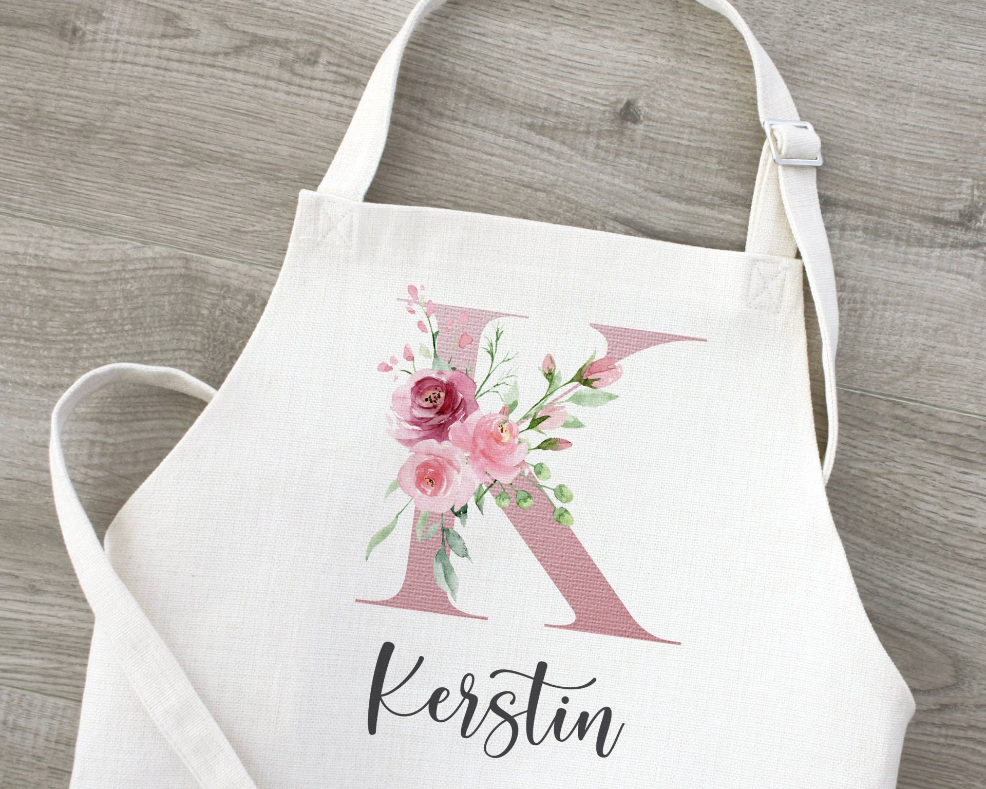 Schürze Personalisiert Mit Initial, Geschenk Für Mama, Muttertag, Muttertagsgeschenk von SmallTreasuresDE