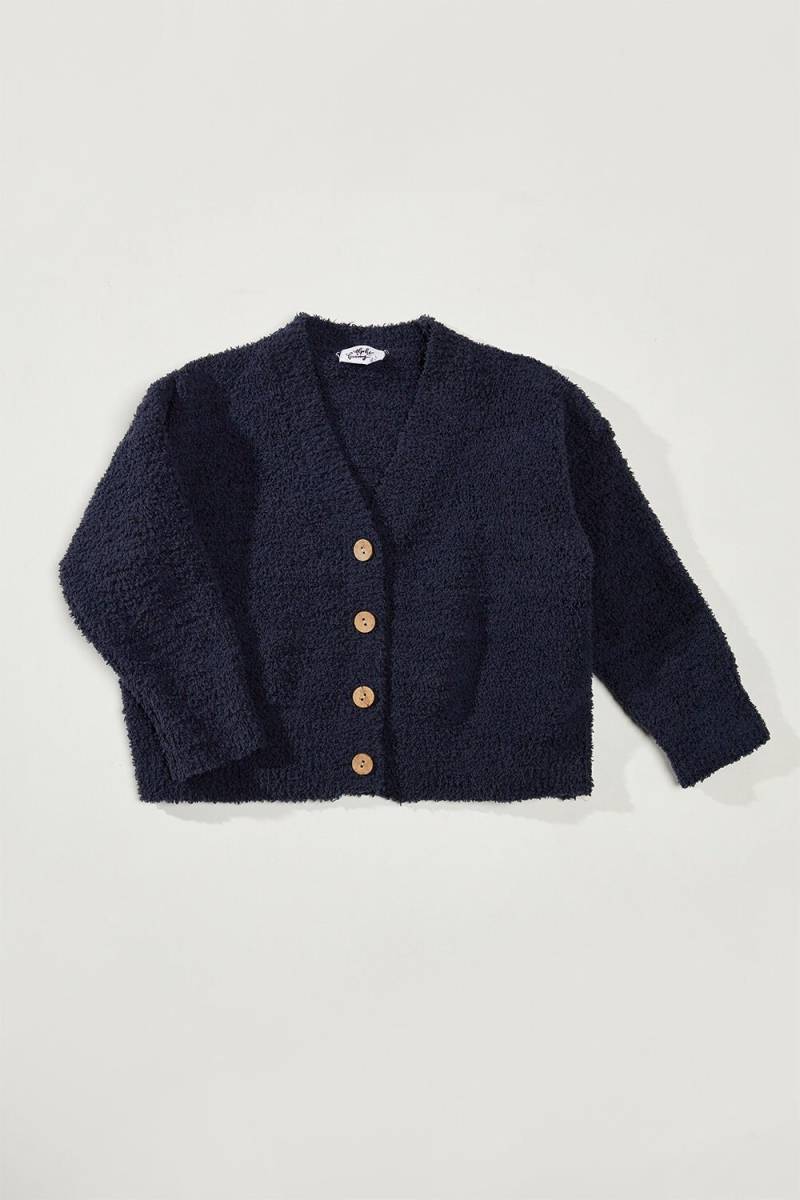 Oversized Kleinkind Strickjacke// Kinder Oversize Pullover Unisex Sweater Cardigan von SmallableCo