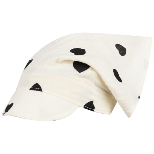 Kopftuch Mütze Schirmmütze Mädchen Sommer Baumwolle Musselin, Bekleidungsgröße: 42-44, Farbe: Gelb-Schwarz von Smarilla