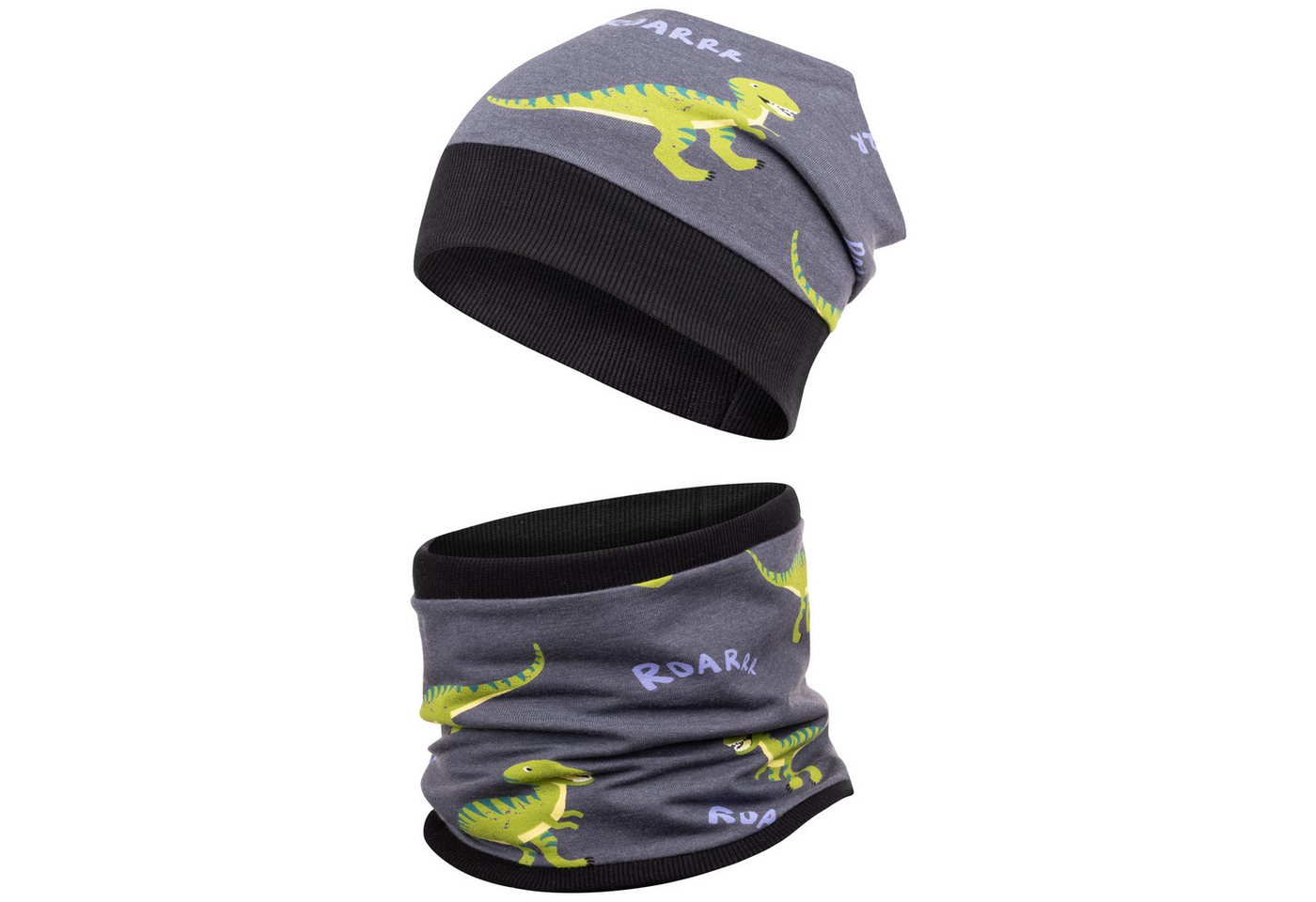 Smarilla Mütze & Schal Kindermütze Kinderschal Herbstmütze Junge Mädchen breiter Bund von Smarilla