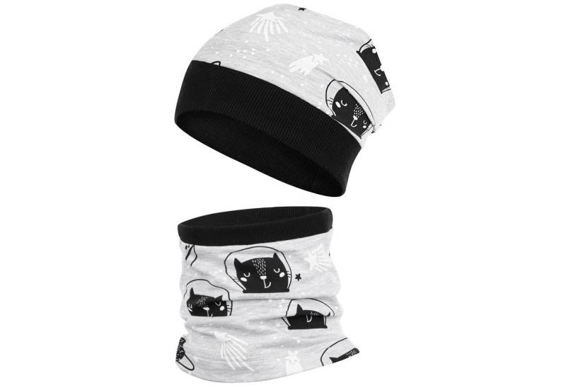 Smarilla Mütze & Schal Kindermütze Kinderschal Herbstmütze Junge Mädchen breiter Bund von Smarilla