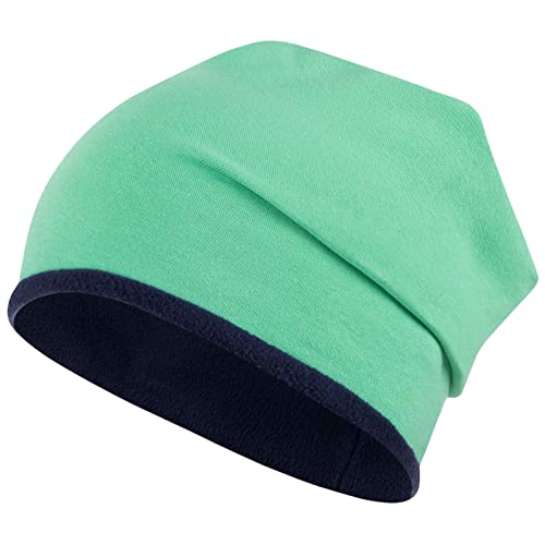 Smarilla Wintermütze Junge Kindermütze Beanie Fleece gefüttert, Größe: 54-56, Farbe: Mintgrün von Smarilla