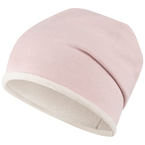 Smarilla Wintermütze Mädchen Kindermütze Beanie Fleece gefüttert, Größe: 54-56, Farbe: Hellrosa von Smarilla