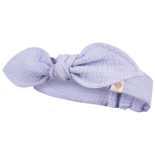 Stirnband Kopftuch Sommermütze Babymütze Mädchenmütze Musselin, Farbe: Flieder, Größe: 38-40 von Smarilla