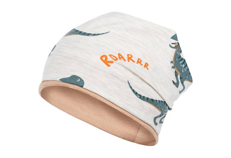 Smarillo Jerseymütze Jungen-Mütze Herbst mit Dinosaurier-Motiv & doppeltem Bund doppelter Bund von Smarillo