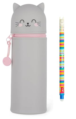 Smart Cutie Bundle – 2-in-1 Federmäppchen aus weichem Silikon, Kawaii, Kitty, Federmäppchen und Schreibtisch-Stifthalter, einziehbare Kapazität, Reißverschluss + löschbarer Stift Lama Smart Cutie Bundle – 2-in-1 Federmäppchen aus weichem Silikon, Kawaii, Kitty, Federmäppchen und Schreibtisch-Stifthalter, einziehbare Kapazität, Reißverschluss + löschbarer Stift Lama von Smart Cutie